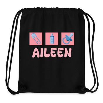 Pacifier Aileen - Stanley/Stella Recycled Gym Bag - black - Front