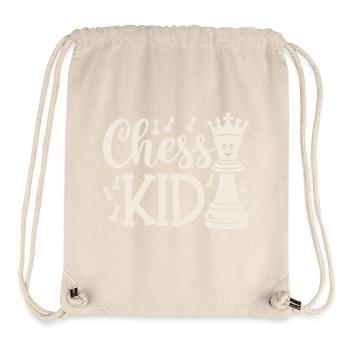 Chess Kid Chess Kids Dictons Citations - Sac à cordon recyclé Stanley/Stella - blanc naturel - Devant