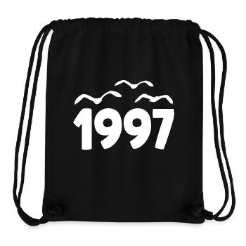 1997 Jahr Geburtstag Jahrgang 1997 - Stanley/Stella recycelter Gym Bag - Schwarz - Vorne