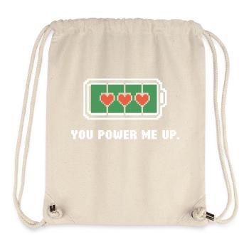 You power me up - Stanley/Stella Recycled Gym Bag - natural - Front