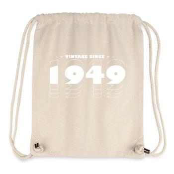 Vintage Retro Best of 1949, zur Feier des 76-jährigen Bestehens - Stanley/Stella recycelter Gym Bag - Naturweiß - Vorne