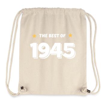 Best of 1945 - Sac à cordon recyclé Stanley/Stella - blanc naturel - Devant