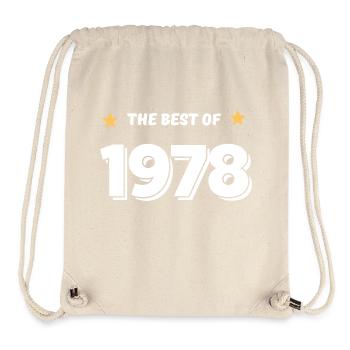 Best of 1978 - Sac à cordon recyclé Stanley/Stella - blanc naturel - Devant