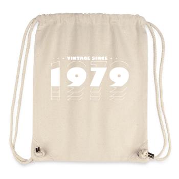 Vintage Retro Best of 1979, zur Feier des 46-jährigen Bestehens - Stanley/Stella recycelter Gym Bag - Naturweiß - Vorne