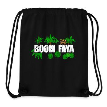 Boom Faya - Stanley/Stella Recycled Gym Bag - black - Front