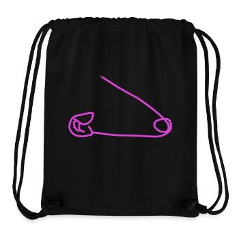 Safety pin - Stanley/Stella Recycled Gym Bag - black - Front