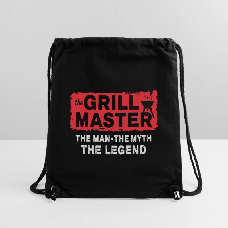 The Grillmaster BBQ Grilling Cult Saying Stanley/Stella Recycled Gym Bag