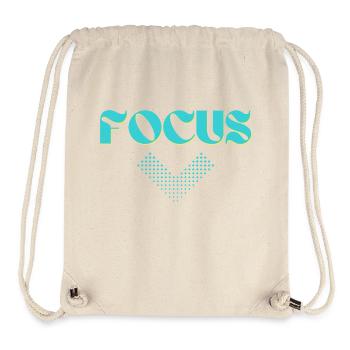 Fokus-Grafik - Stanley/Stella recycelter Gym Bag - Naturweiß - Vorne