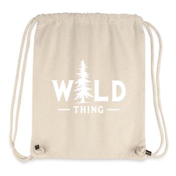 Wild Thing Wald Abenteuer - Stanley/Stella recycelter Gym Bag - Naturweiß - Vorne