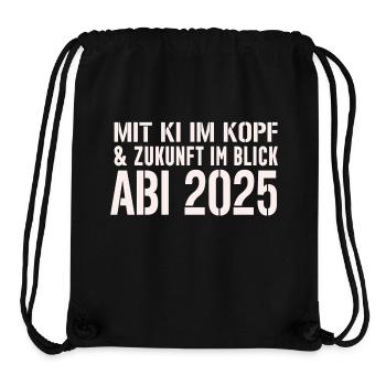 Abi KI 2025 - Stanley/Stella recycelter Gym Bag - Schwarz - Vorne