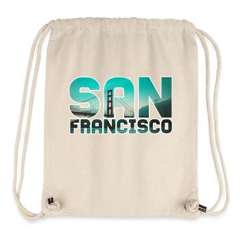 San Francisco - Stanley/Stella recycelter Gym Bag - Naturweiß - Vorne
