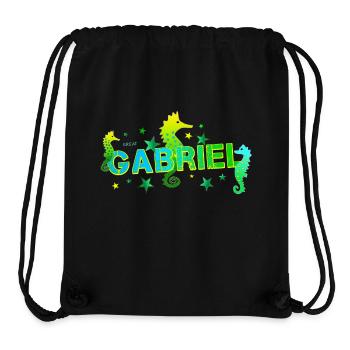 Gabriel - Stanley/Stella Recycled Gym Bag - black - Front