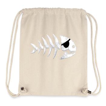 Piratenfisch - Stanley/Stella recycelter Gym Bag - Naturweiß - Vorne