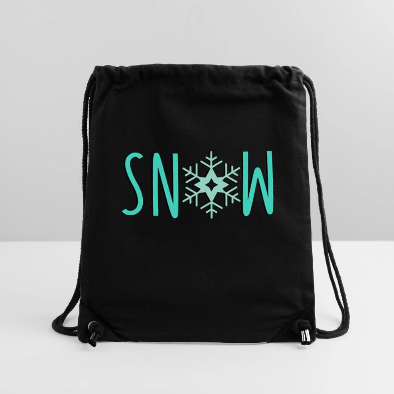 Snowflake Snow Stanley/Stella Recycled Gym Bag