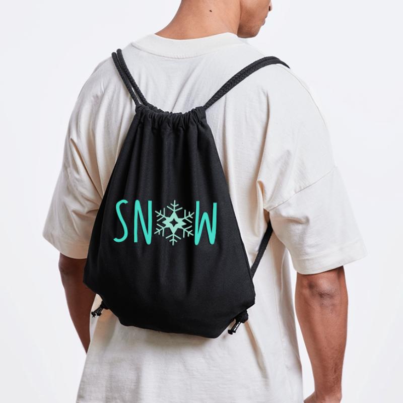 Snowflake Snow Stanley/Stella Recycled Gym Bag