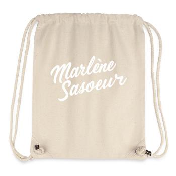 Marlène Sasoeur - Sac à cordon recyclé Stanley/Stella - blanc naturel - Devant