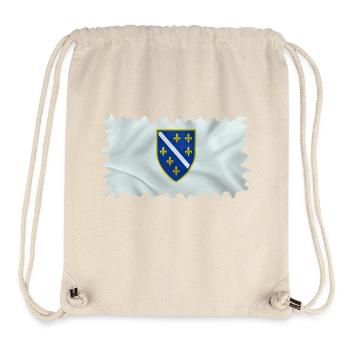 Bosnia in herzegovina europe sarajavo flag mostar - Stanley/Stella Recycled Gym Bag - natural - Front