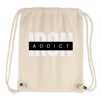 Gym Iron Addict Design - Stanley/Stella Recycled Gym Bag - natural - Front