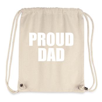 Proud dad - Stanley/Stella Recycled Gym Bag - natural - Front