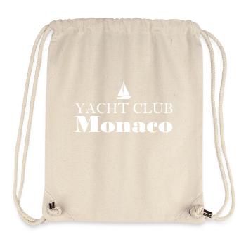 Yacht Club Monaco - Monte Carlo - Voilier - Sac à cordon recyclé Stanley/Stella - blanc naturel - Devant