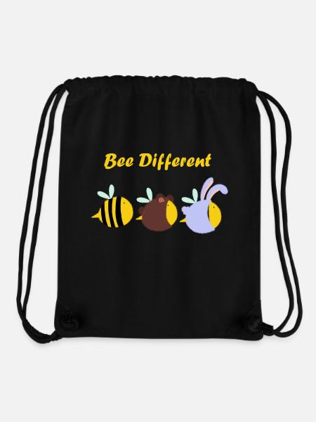 Bee Different - Stanley/Stella Recycled Gym Bag - black
