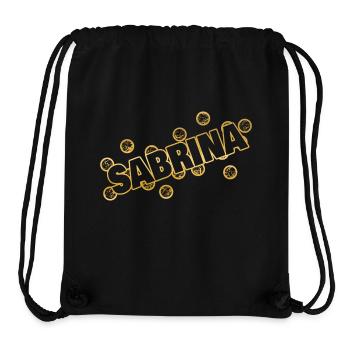 Sabrina als Name - Stanley/Stella recycelter Gym Bag - Schwarz - Vorne