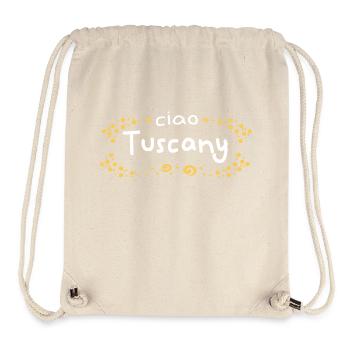 Ciao Toskana - Stanley/Stella recycelter Gym Bag - Naturweiß - Vorne