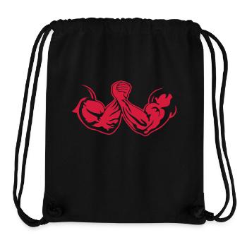masterfitness_armdruecken_negativ - Stanley/Stella Recycled Gym Bag - black - Front