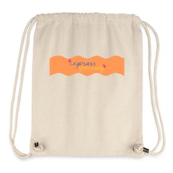 Express Yourself - Stanley/Stella Recycled Gym Bag - natural - Front