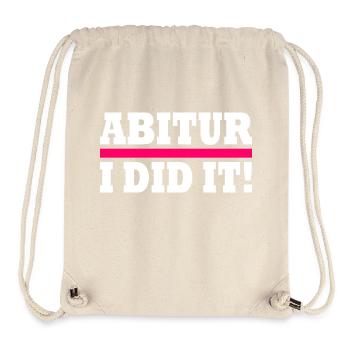 Abitur - Stanley/Stella recycelter Gym Bag - Naturweiß - Vorne
