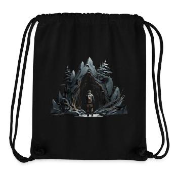 WANDERER OUTDOOR WANDERN - Stanley/Stella recycelter Gym Bag - Schwarz - Vorne