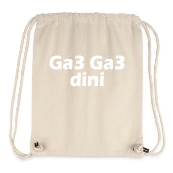 Ga3 ga3 dini - Stanley/Stella Recycled Gym Bag - natural - Front
