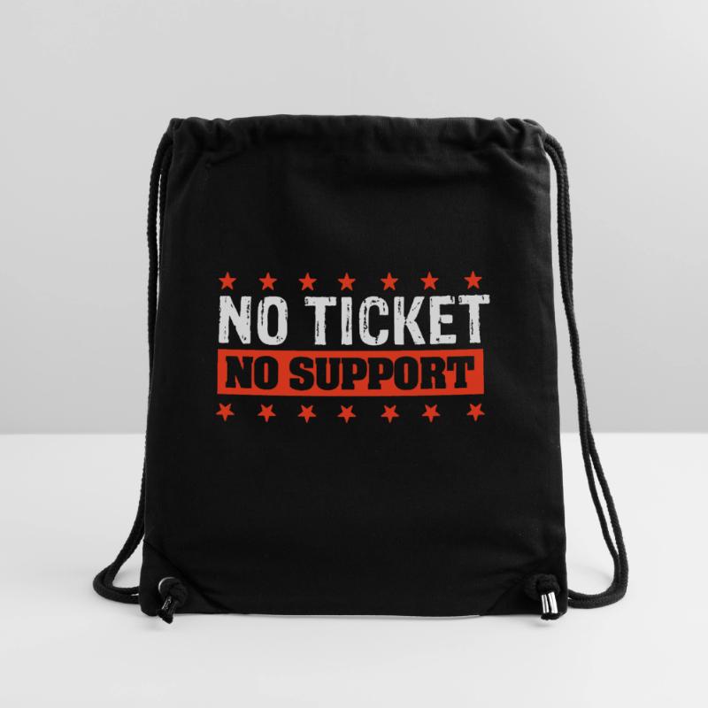No Ticket No Support Computer Scientist IT Administrator Stanley/Stella Recycled Gym Bag