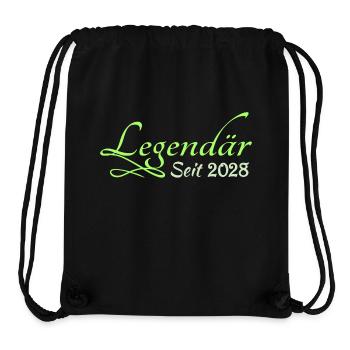 2028 - Stanley/Stella recycelter Gym Bag - Schwarz - Vorne