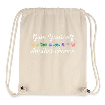 Give Yourself Another Chance - Stanley/Stella Recycled Gym Bag - natural - Front