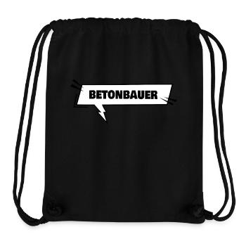 Concrete worker - Stanley/Stella Recycled Gym Bag - black - Front