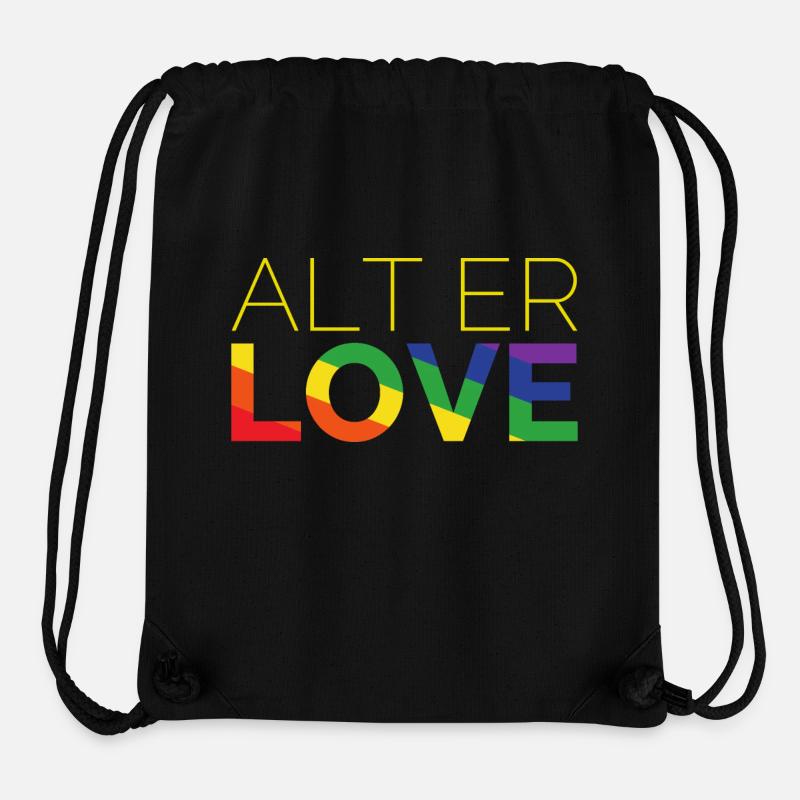 Alt er Love | SKAM | LGBT | Pride - Stanley/Stella recycelter Gym Bag - Schwarz