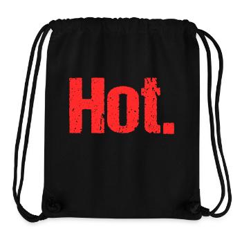Chaud. - Sac à cordon recyclé Stanley/Stella - noir - Devant