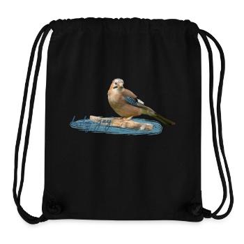 Eichelhäher - Stanley/Stella recycelter Gym Bag - Schwarz - Vorne