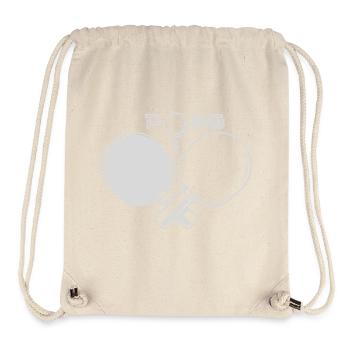 Ping Pong vintage - Sac à cordon recyclé Stanley/Stella - blanc naturel - Devant
