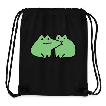 Frösche küssen - Stanley/Stella recycelter Gym Bag - Schwarz - Vorne