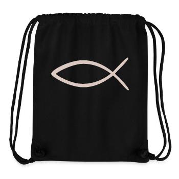 Fisch - Stanley/Stella recycelter Gym Bag - Schwarz - Vorne