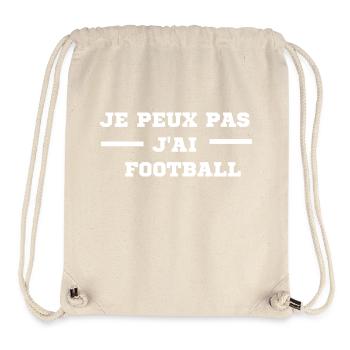 Football - Fußball - Fútbol - Calcio - Foot - Cool - Stanley/Stella recycelter Gym Bag - Naturweiß - Vorne