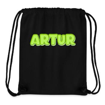 Artur als Artur - Stanley/Stella recycelter Gym Bag - Schwarz - Vorne