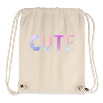 MIGNON - Sac à cordon recyclé Stanley/Stella - blanc naturel - Devant