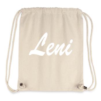 Lène - Sac à cordon recyclé Stanley/Stella - blanc naturel - Devant