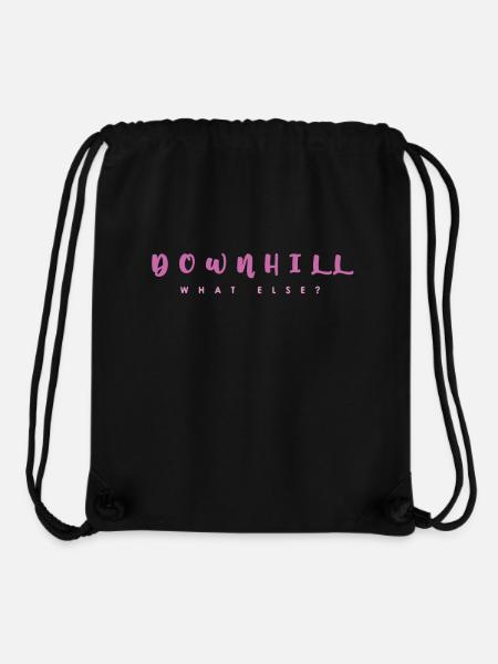 Downhill - Stanley/Stella recycelter Gym Bag - Schwarz