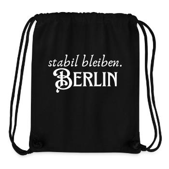Staying stable Berlin - Stanley/Stella Recycled Gym Bag - black - Front