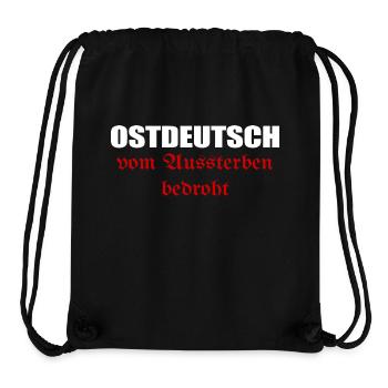 East Germans threatened with extinction - Stanley/Stella Recycled Gym Bag - black - Front