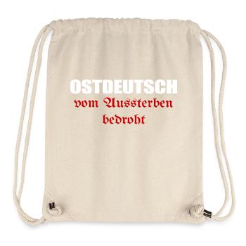 East Germans threatened with extinction - Stanley/Stella Recycled Gym Bag - natural - Front